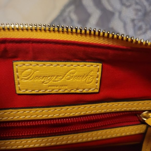 Dooney & Bourke Saffiano Alyssa Large Crossbody Shoulder Bag --Dandelion - Picture 2 of 16